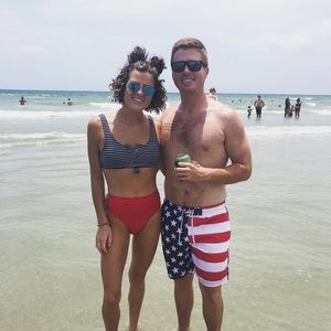 Bikini set. Top is from tj max and bottom are Amazon. Both small